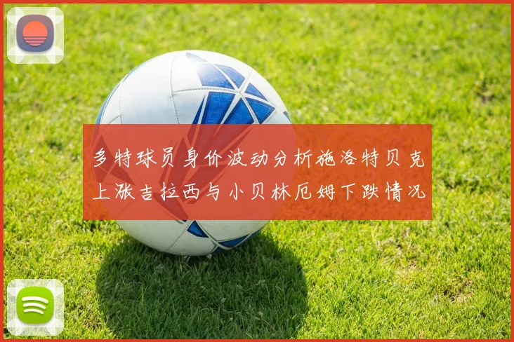 多特球员身价波动分析施洛特贝克上涨吉拉西与小贝林厄姆下跌情况解读